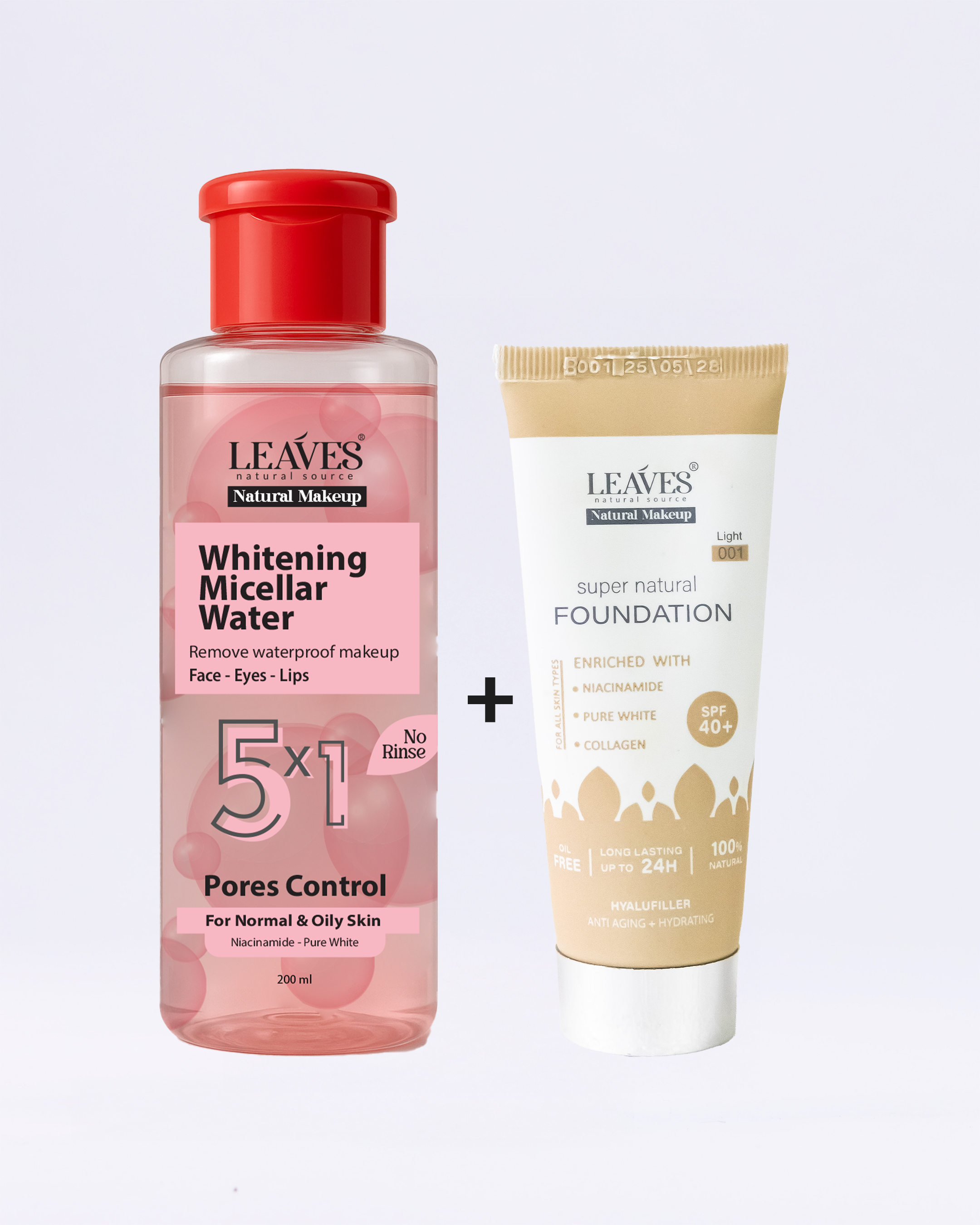 (فاونديشن ليفز سوبر ناتشورال 001 - ميسيلار ووتر ليفز للبشرة الدهنية )