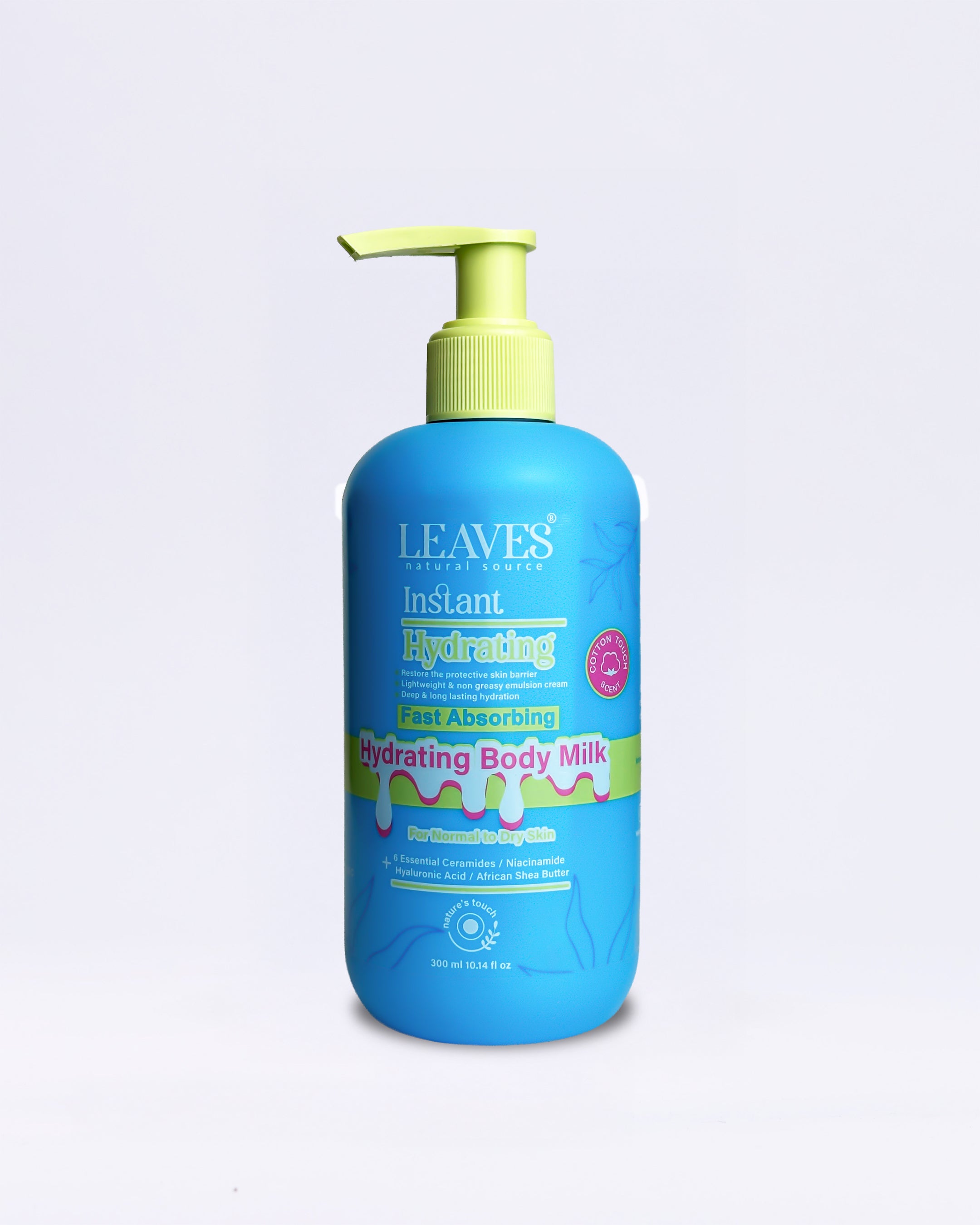 ليفز هيدرايتنج بادي ميلك (برائحة القطن تاتش) – ترطيب سريع الامتصاص يدوم حتى 72 ساعة