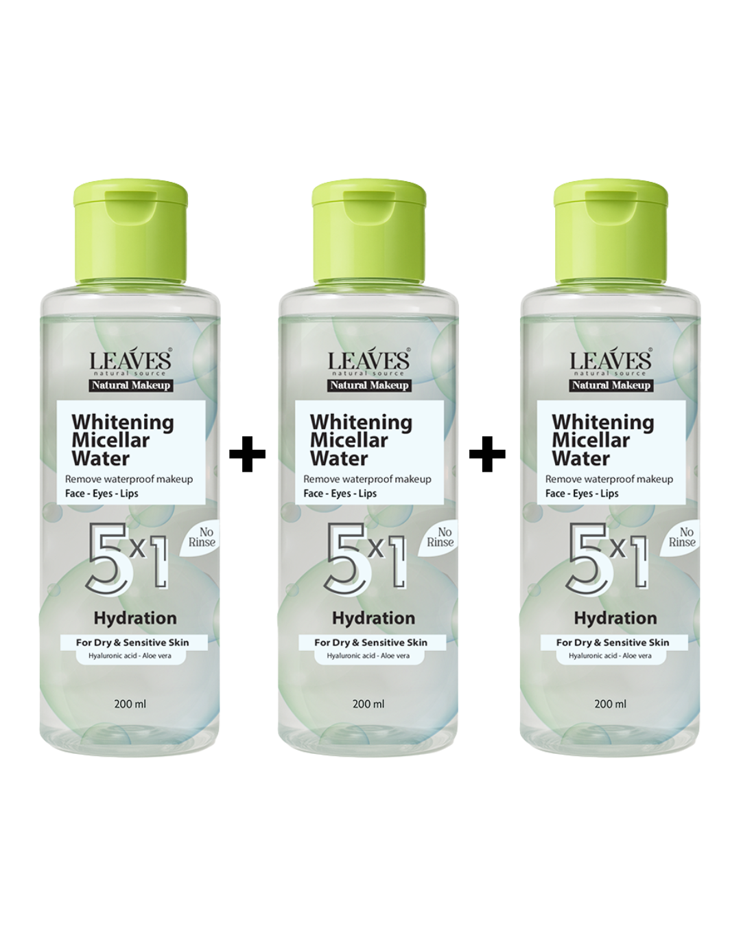 3-pack micellar water package