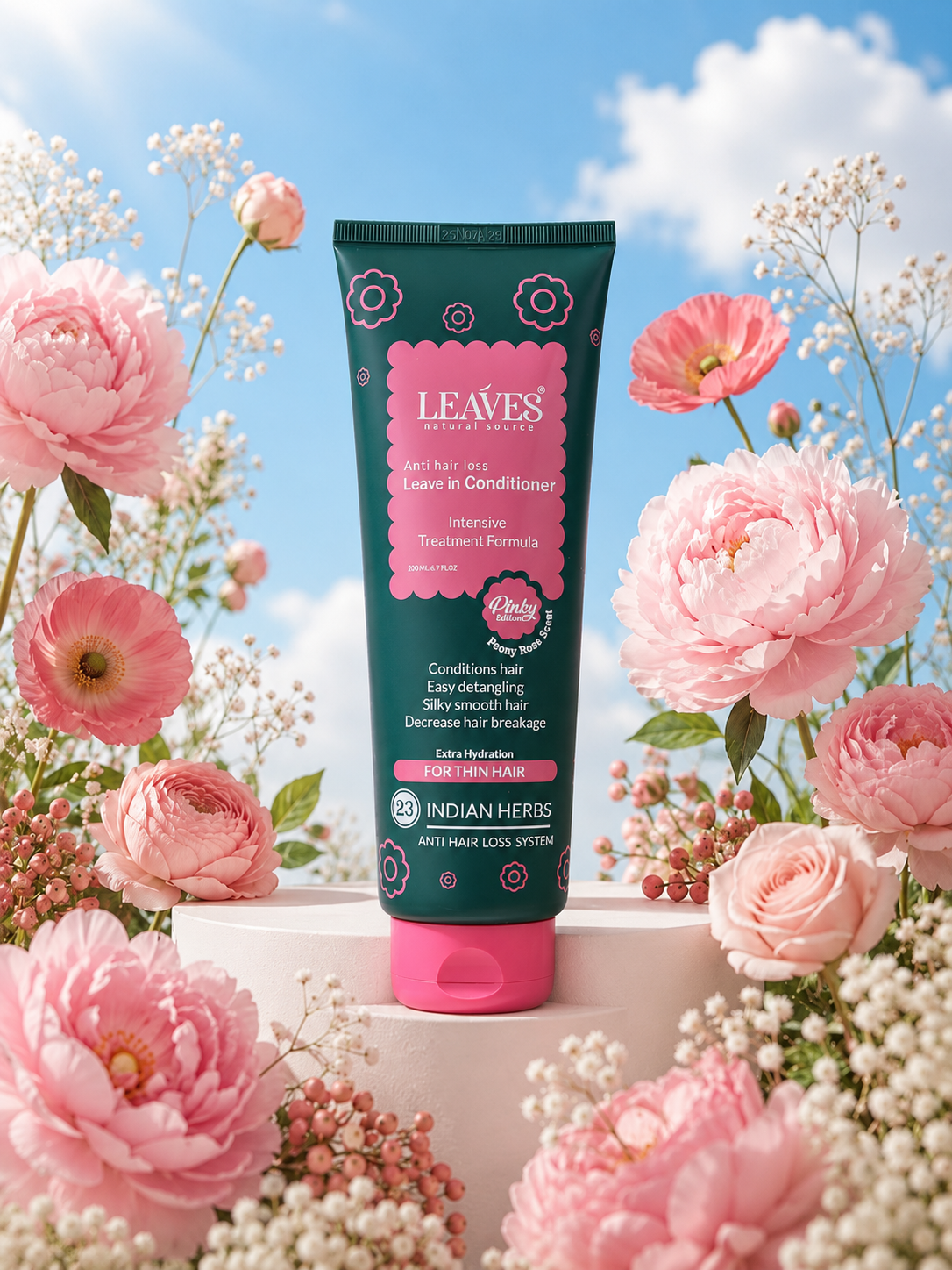 Leaves Hair Serum – Instant Repair & Frizz Control in 10 Seconds
