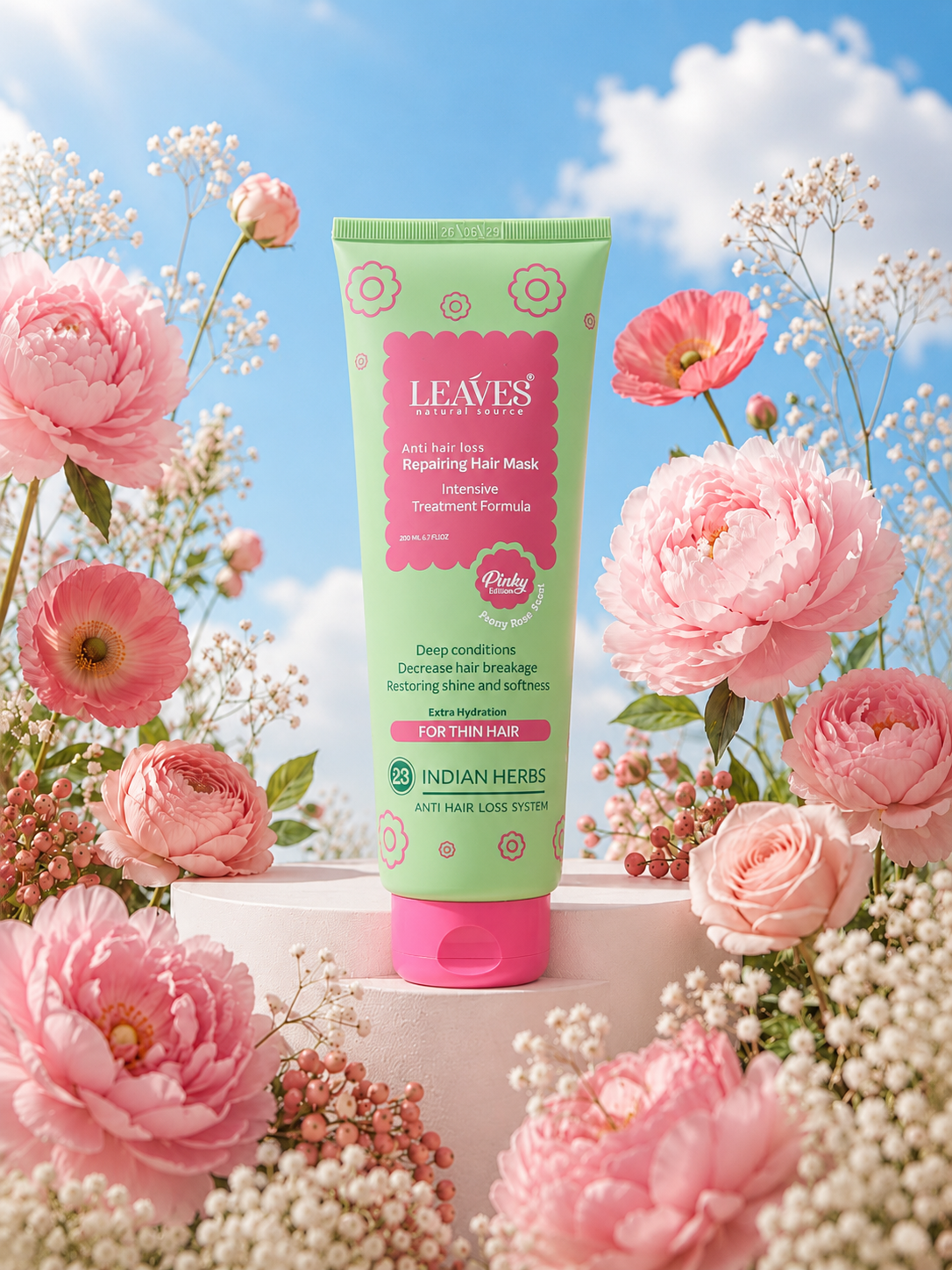 Leaves Hair Serum – Instant Repair & Frizz Control in 10 Seconds
