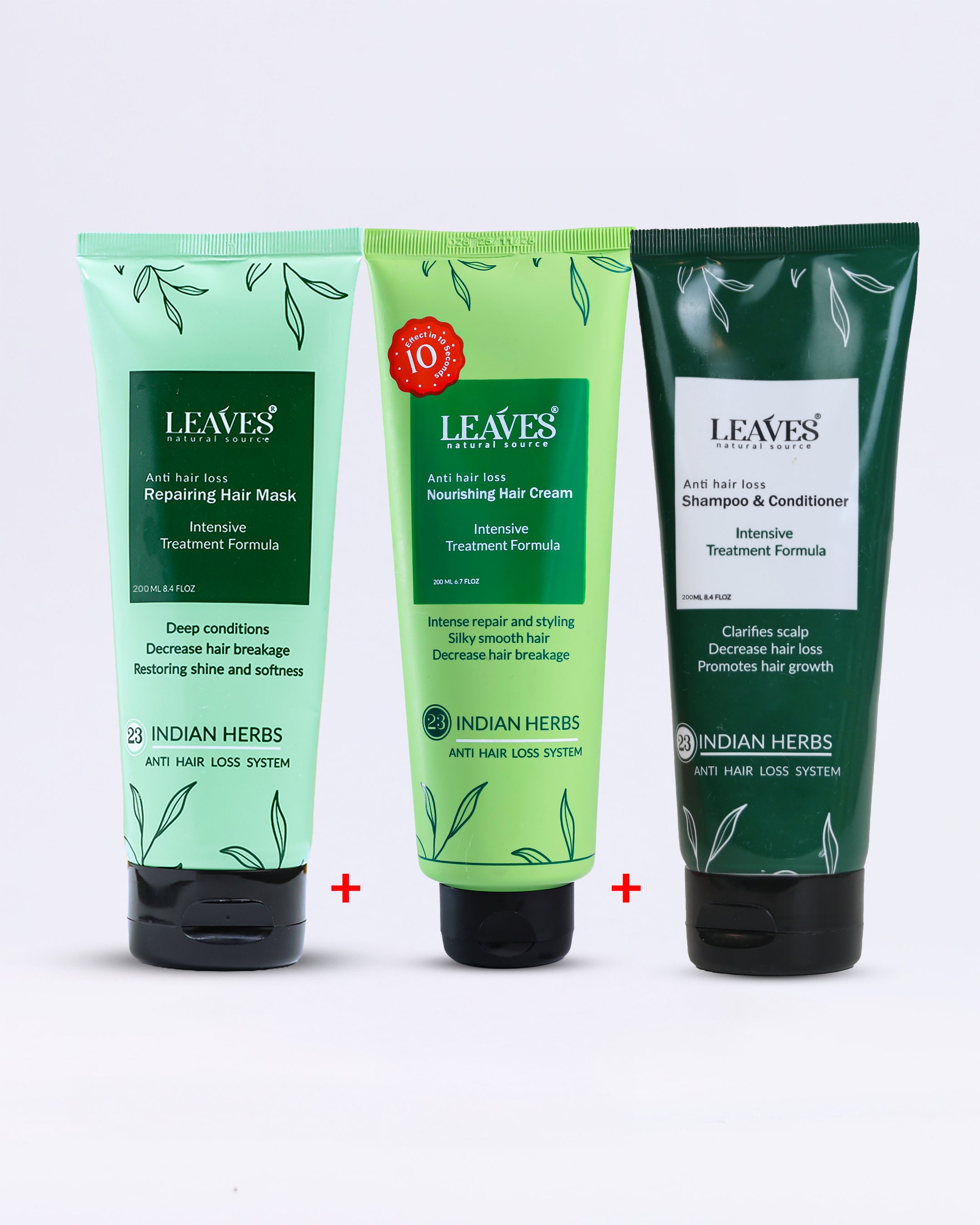 روتين علاج جفاف وهيشان الشعر (كريم+ هير ماسك + شامبو )